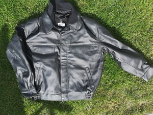 kzm德国原产polizei德警夹克süd南部州牛皮夹克全新现在德警相同