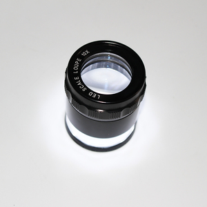 国产10倍圆筒带刻度放大镜带尺测量目镜替代日本peak必佳1983-10x