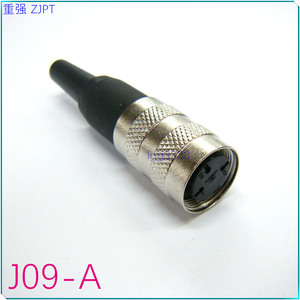 重强连接器 J09 2-24A 直式电缆插头 螺纹连接 IP65防护 规格齐全