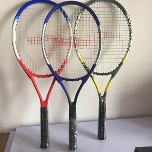 瑕疵 李宁正品 男女款初级碳铝一体带线网球拍
