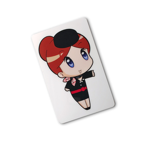 我爱飞行|东航新制服可爱卡通乘务员空姐公交卡贴证件卡饭卡贴纸