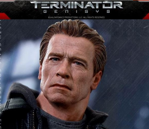 ht 终结者 配件头雕 创世纪 t800 阿诺老年版 hottoys 1/6 mms307