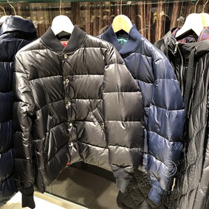 折扣 权小威日本代购 cdg 川久保玲 tricot 21aw 棒球领 羽绒服