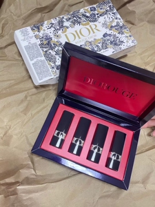 迪奥dior丝绒999哑光772 100锻光824圣诞限定口红套盒礼盒