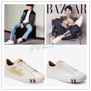 专柜代购 BALLY/巴利 王俊凯明星同款平底小白鞋运动鞋板鞋女鞋