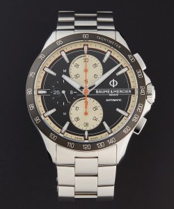 名士 克里顿 瑞士夜光三眼计时测速自动机械钢带运动男手表 10435