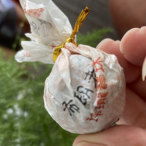 布朗老爹玲珑宝珠 龙珠普洱茶 清香生普 云南古树普洱生茶