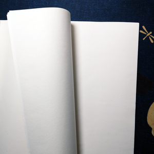 【长乐轩文房】李娴老师同款白色蜡染宣纸四尺对开书法小楷中楷用