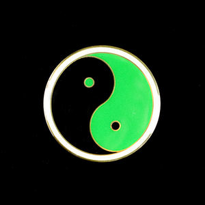 正品授权潘长军太极 专利产品 黑绿太极符手机贴