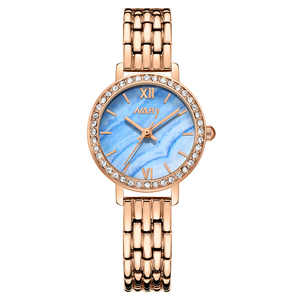 nary/耐瑞新款手表高级ins女生石英手表小绿表