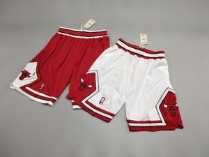 《98年总决赛》芝加哥公牛23号篮球裤训练短裤密绣版宽松过膝美式