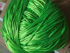 2毫米荧光绿编发绳荧光黄5号中国结绳绿色尼龙绳金刚结韩国丝线