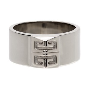 givenchy/纪梵希男士黄铜银色戒指 220228ss0450