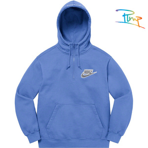 supreme nike耐克联名半拉链蓝色卫衣,全新未穿带吊_阿里巴巴找货神器