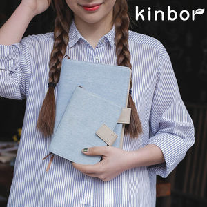 kinbor牛仔手账本A5A6笔记日程效率计划本创意简约布面记事本礼物