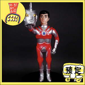 预定 艾斯奥特曼50周年纪念展 sofubi 公牛社 艾斯奥特曼换头软胶