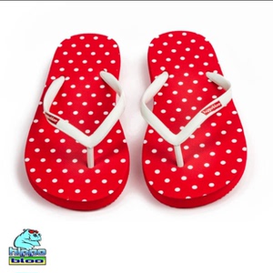 泰国hippobloo河马红白乳胶人字拖女款度假旅游防滑沙滩夏凉拖鞋