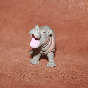 kensafari淘宝美国safari正品闭嘴河马模型玩具摆件道具欧美教学