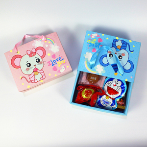 喜饼喜蛋盒满月诞生礼盒创意粉色韩式新款百日宴糖盒抽屉手提盒子
