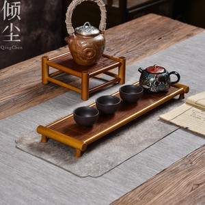 月恒杯架小案几中式复古茶杯架茶具架茶壶香炉展示架小型茶桌条案