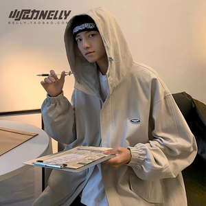 小尼力外套男士春秋ins潮秋季港风衣服秋装上衣情侣风衣夹克男装