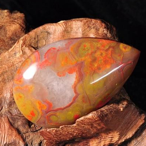 68cm天然北票战国红缟玛瑙大型水滴男款女款手把件