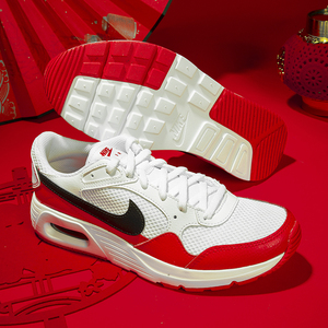 耐克气垫女鞋红色