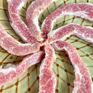 原味松板肉切条猪肉肉青猪颈肉烤肉食材半成品冷冻新鲜烧烤200g