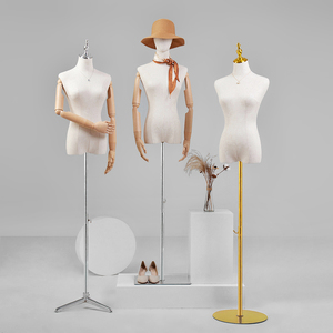 服装店模特道具女装半身人偶衣服模特假人全身人体婚纱模特展示架