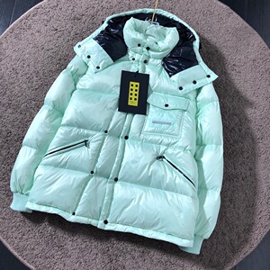 代moncler/蒙口羽绒服女冬季21新款藤原浩联名闪电雪山短款外套男