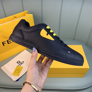 fendi/芬迪经典小怪兽恶魔眼睛板鞋户外休闲鞋低帮男鞋   dzyz