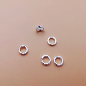 老凤祥云990纯银扣头饰品手镯活扣吊坠扣子配件蜜蜡足银扣夹diy项