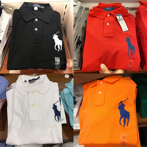 美国代购ralph lauren拉夫劳伦polo衫男短袖大马标保罗rl纯色t恤