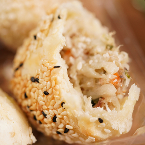 2021新货每日现烤上海王家沙传统美食点心糕点葱油蟹壳黄萝卜丝苔