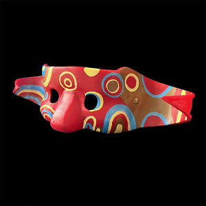 阿祖面具万圣节吴彦祖同款成人男士帅气半脸面罩cos化妆舞会道具