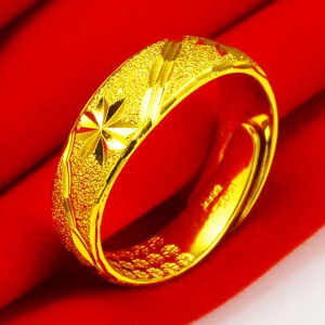 老凤祥瑞正品黄金戒指男女款9999足金纯金首饰活口真金饰品24k金