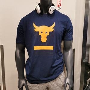 纽约大宝 under armour/安德玛 男士夏季牛头图案速干运动短袖t恤