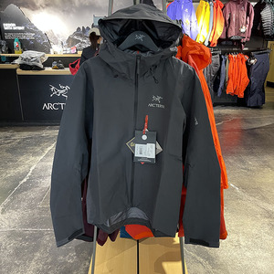 arcteryx/始祖鸟 alpha fl jacket 男士纯色防风连帽外套 25643