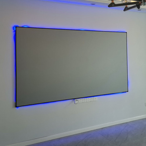松果树定制家用支持4K高清画框幕布100寸120寸窄边框纳米投影幕布