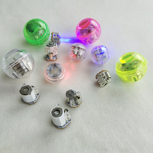 七彩小灯泡LED电子震动感应防水发光球DIY串珠配件手工装饰灯光
