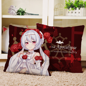 崩三崩坏学园3 德丽莎花裳月纱动漫定制睡觉抱枕方形枕头靠垫周边