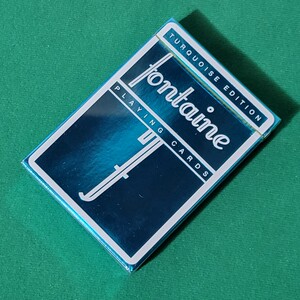 fontaine 方丹扑克 青色holo 美国进口收藏