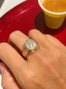 宝格丽bvlgari 18k金monete古币戒指 jkatie精品古董西洋欧洲珠宝