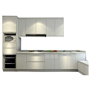 日本购橱柜门定做福州工厂晶钢门厨房厨i柜门板自装钢化玻璃门板