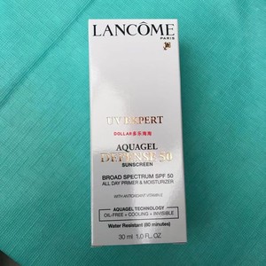 兰蔻小白管防晒霜50ml隔离防晒遮瑕三合一uv霜小白瓶清爽型/滋润6人