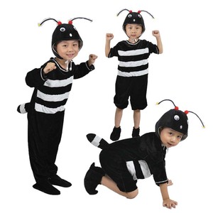 儿童蚂蚁舞蹈服蚂蚱蟋蟀表演服黑蚂蚁蛐蛐演出服表演装扮角色演出