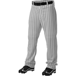 ALLESON 美版条纹大码成人少年儿童棒球裤子补强垒球裤收口直筒