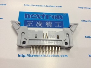 正品台湾正凌精工(nextron) DC2-20P直脚 20芯牛角插座 排线插座