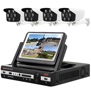 监控器高清套装室内户外家庭商用防水摄像头视频设备系统一体机屏