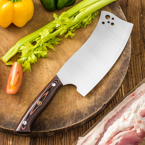 新款奥地利m390粉末钢菜刀家用中式切菜刀厨房切片刀g10手柄厨刀